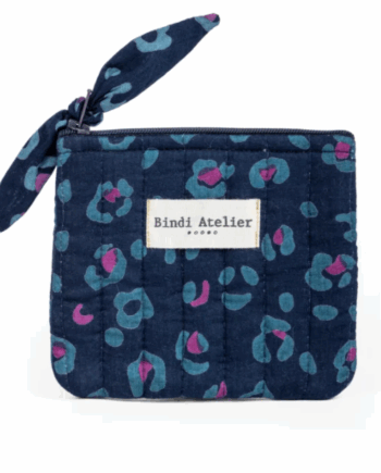 Porte-monnaie Bengal Céleste // Bindi atelier
