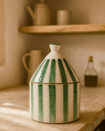 Bonbonnière à rayures // BAZAAR