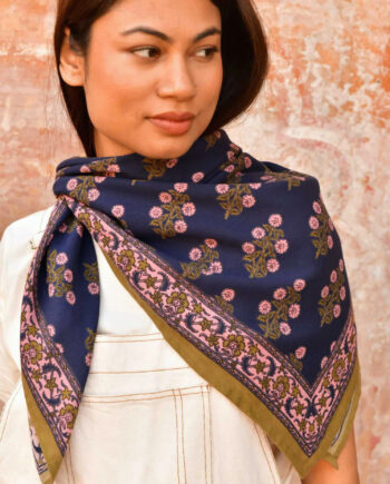 Grand foulard ANTIGONE Nuit // BYZANTINE APW