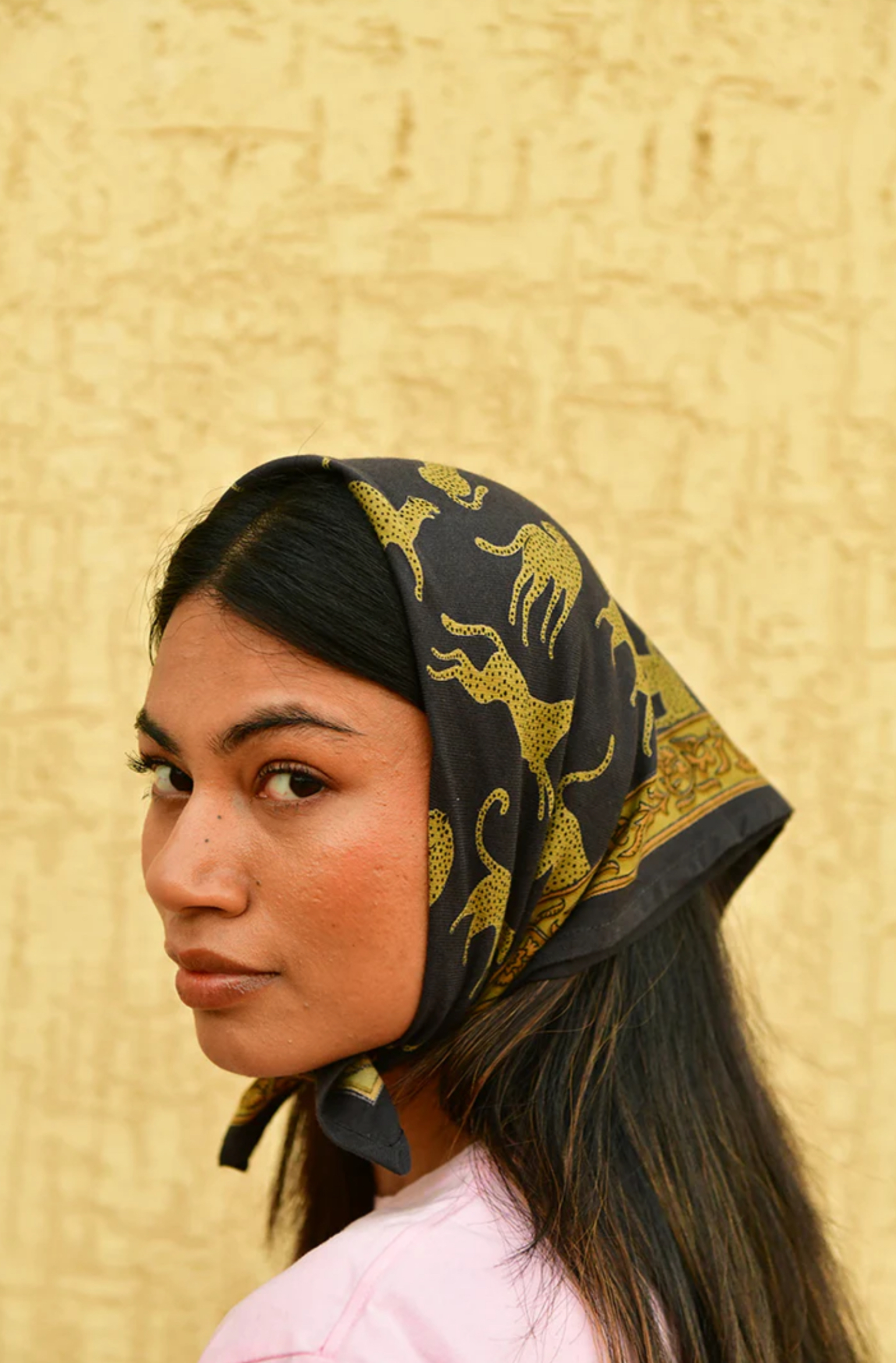 Petit foulard FAUVE Nuit // BYZANTINE APW