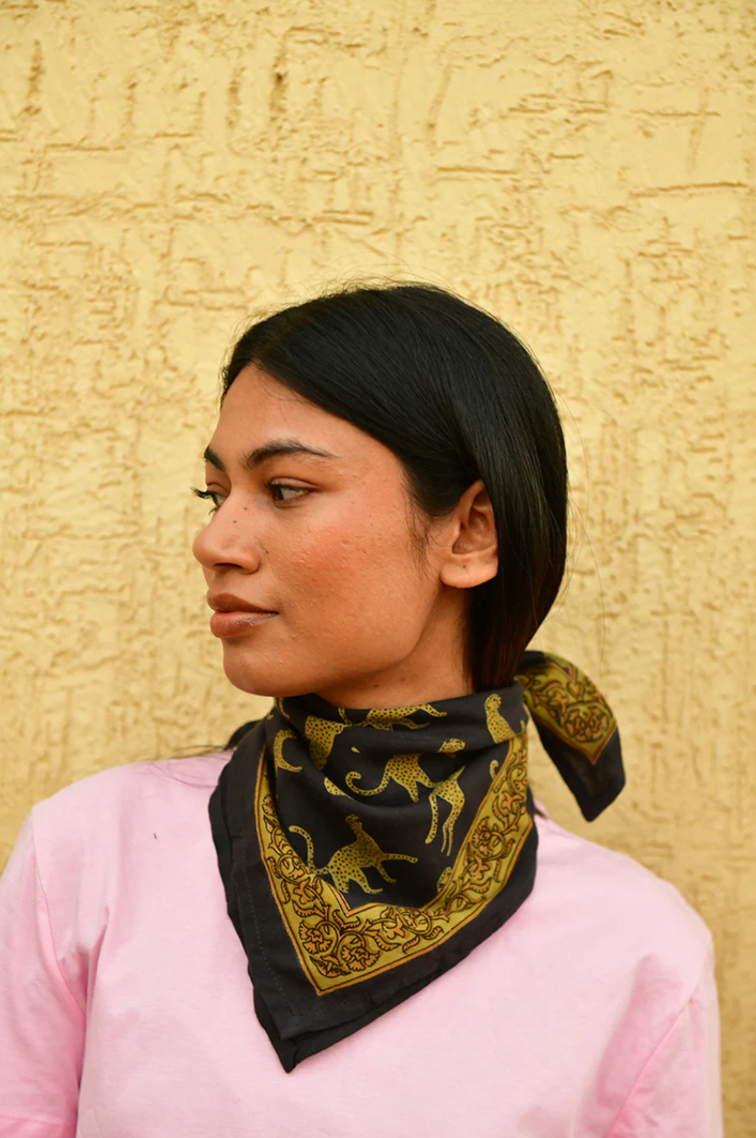 Petit foulard FAUVE Nuit // BYZANTINE APW