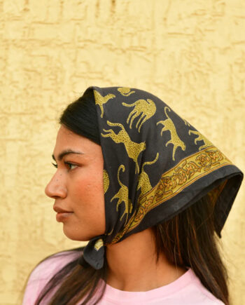 Petit foulard FAUVE Nuit // BYZANTINE APW