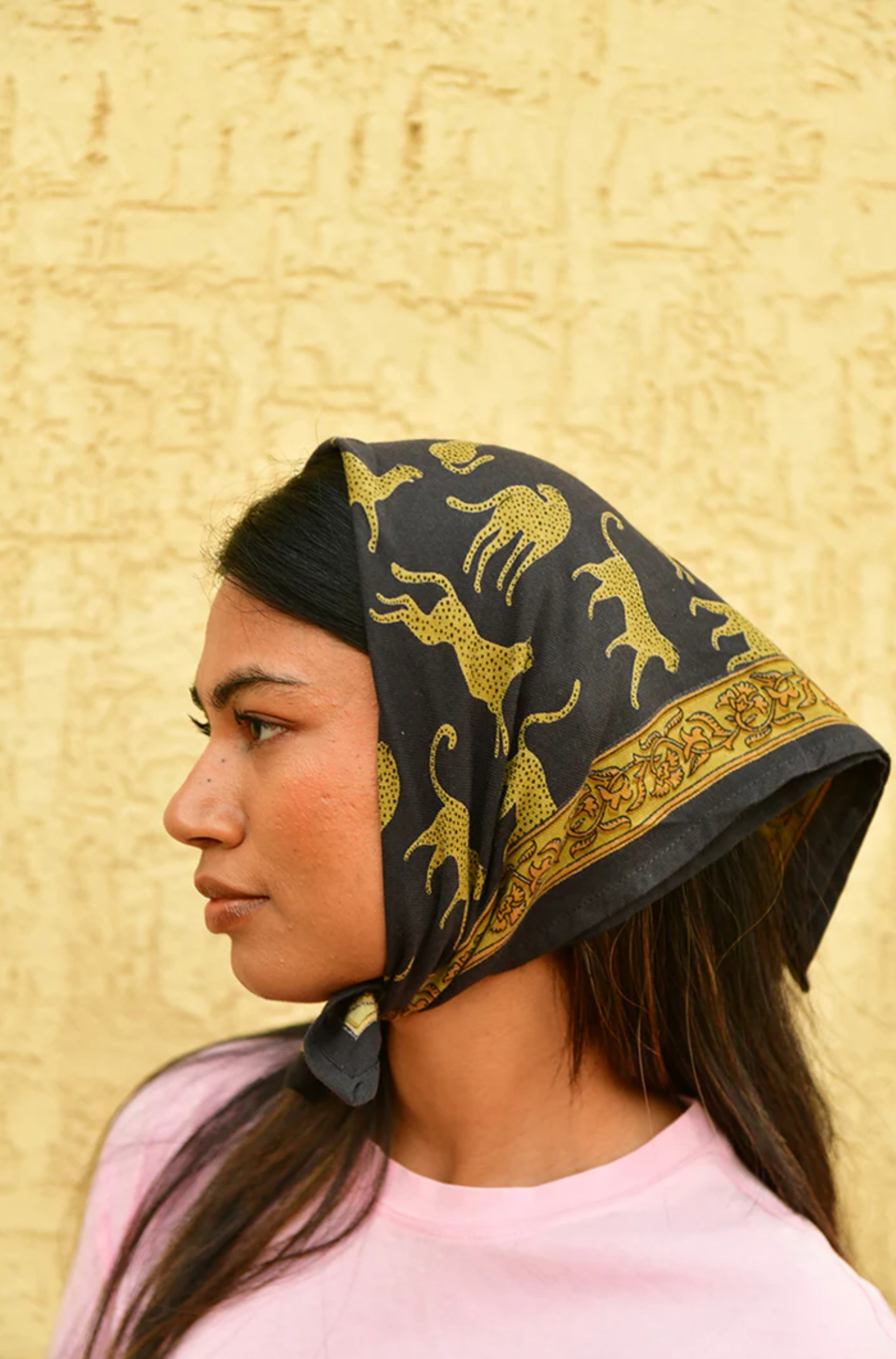 Petit foulard FAUVE Nuit // BYZANTINE APW