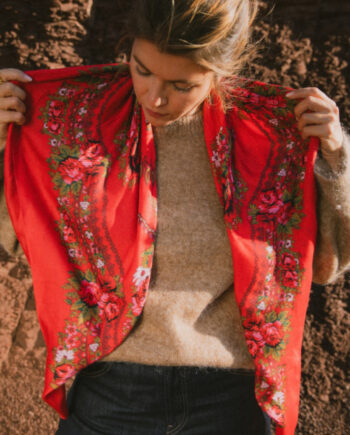 Foulard Grand Slave Rouge // Marushka