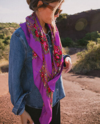 Foulard Grand Slave Violet // Marushka