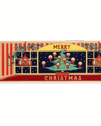 Christmas Window Long Matches // Archivist Gallery