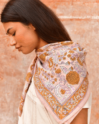 Grand foulard ROSE // BYZANTINE APW